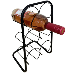 Estante Metálico para Botellas de Vino para Hotel, Bar, Decorativo, Venta al por Mayor, Exhibidor de Vino Metálico de Sobremesa, Más Vendido - Product Image 2