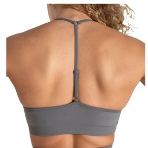 Women Seamless Scoop Neck Sports Bra Light Support Gym Yoga Workout Fitness Activewear Custom Logo Wholesale - Product Image 3