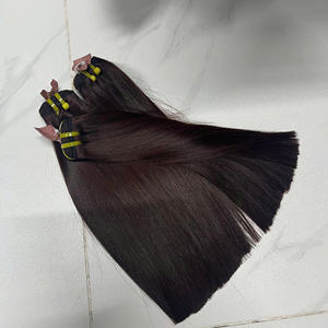 มัดผมมนุษย์ดิบจากเวียดนามผมตรงกระดูกพื้นผิวตรงสีน้ำตาลคุณภาพหรูหรา - Product Image 4