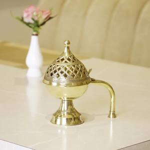 Quemador de Incienso Dhupdaan de Latón - Artesanía Tradicional de Latón de Alta Calidad para Rituales Espirituales y Religiosos Diarios - Product Image 6