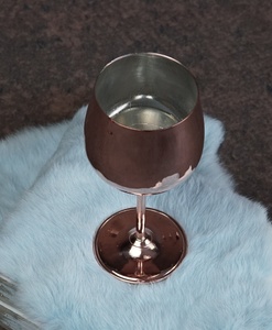 Grand bol en cuivre, verre à vin profond en cuivre, gobelet en cuivre, grand bol en cuivre, verre à vin en cuivre, bol incurvé en cuivre, gobelet élégant en cuivre - Product Image 1