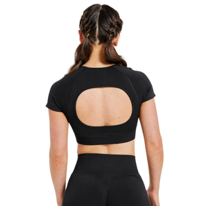 Camiseta Deportiva sin Costuras Adapt para Mujer, Camiseta de Entrenamiento Atlético, Elástica, Transpirable, para Yoga, Gimnasio, Ropa Deportiva Personalizada OEM - Product Image 4