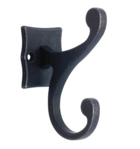 Heavy-Duty Iron Wall Mounted <b>Hook</b> for Clothing Eco-Friendly Space Saving Multi-Purpose Modern Style Drill Installation - Product Image 4