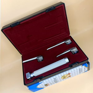 LAPA-737840-3-1 ชุดเครื่องมือส่องกล่องเสียงแบบมาตรฐาน มิลเลอร์ 3 ใบมีด 00-0-1 พร้อมด้ามจับสำหรับเด็ก ใบมีดสแตนเลสแบบใช้ซ้ำได้ - Product Image 4