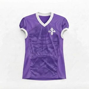 Matériel d'impression par transfert thermique de qualité supérieure, 100% polyester, maillot de football américain pour hommes, col en V, par RIVIAN ATLANTICIC - Product Image 2