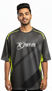 Camiseta Urbana de Corte Regular con Sublimación para Hombre, Ropa Casual de Moda, Poliéster/Algodón, Transpirable y de Secado Rápido - Product Image 2