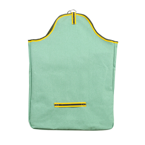Mint Green <b>Canvas</b> Horse Hay Bag Slow Feed Durable Hay Feeder <b>Round</b> Opening Stable Feeding Bag Heavy Duty Use - Product Image 6