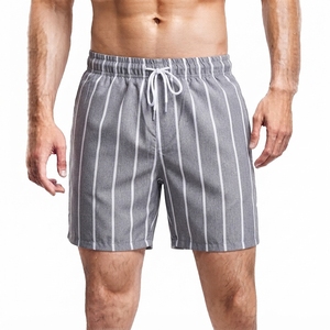 Solid Mid Waist Breathable Quick Dry Eco-Friendly Waterproof Workout Gym <b>Shorts</b> Athletic Pockets <b>Zipper</b> Fly Closure - Product Image 4