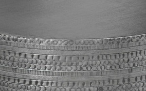 Home Edition Modern Textured Concrete Coffee <b>Table</b> Handmade Contemporary Living Room Furniture - Product Image 5