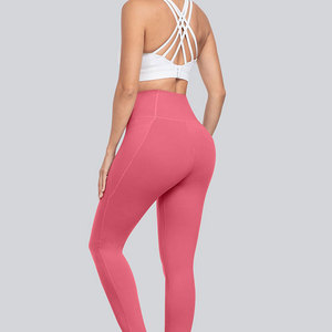 Factory Supplier Leggings For Women's Mid Waist Butt Lifting Body Building Workout <b>Tights</b> Seamless Anti Shrink Comfort Legging - Product Image 2