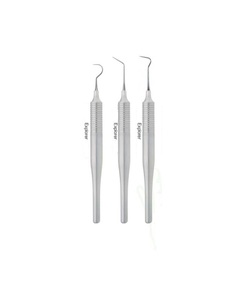 Sonde dentaire professionnelle en acier inoxydable, outil de diagnostic et d'examen - Product Image 4
