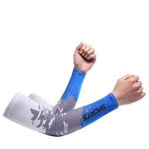 Manchons de sport respirants à séchage rapide anti-UV, service OEM d'impression numérique, couleur et logo personnalisés pour hommes et femmes - Product Image 2