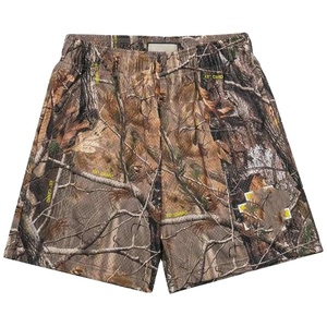 Pantalones cortos informales americanos para hombre, pantalones de cuarto de patrón sólido, malla de secado rápido y transpirable para deportes de Fitness - Product Image 3