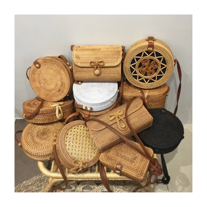 AVAILABLE High Quality Eco Friendly Fashionable Rattan Handbag Hot Selling Durable Sustainable Woven <b>Beach</b> <b>Tote</b> <b>Bag</b> Wholesale - Product Image 1