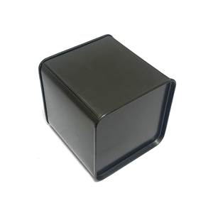 Black Square <b>Tin</b> Box Metal <b>Storage</b> Can 88mm x 88mm x 90mm Sliding Lid Gift Packaging Container for Cookies Candy Tea - Product Image 3