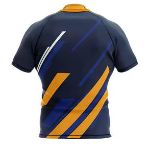 Maillots de rugby personnalisés en gros, respirants, pour adultes, avec impression par sublimation de haute qualité, pour équipes de rugby personnalisées - Product Image 3