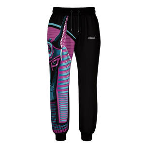 Pantalones Deportivos de Hombre de Cintura Alta, 100% Algodón Oxford, Anti-Pilling, con Parches, Personalizables, Estilo Urbano, Corte Holgado - Product Image 1