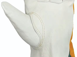 Guantes de Trabajo de Cuero Completos, Blancos y Naranjas, Unisex, Resistentes al Viento, para Deportes al Aire Libre en Invierno - Product Image 5