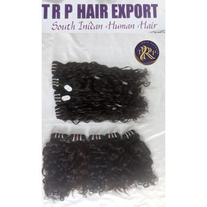 100% cabello humano ondulado de cuerpo recto rizado de alta calidad Natural de Temple para trenzado de mujeres - Product Image 2