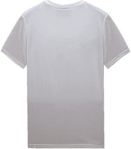T-shirts personnalisés en strass 100 % coton pour hommes, impression sérigraphique tricotée, logo personnalisé, brillant, uni, 220 grammes - Product Image 3