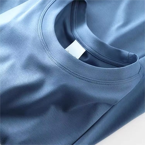 <b>Tshirts</b> Wholesale Bulk <b>Plain</b> Solid Color Tees for Men and Women Comfort Breathable Cotton Blend Fabric Supplier - Product Image 3