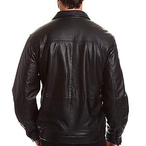 Conceptions personnalisées Service OEM Vêtements d'extérieur Mode personnalisée Usine Hommes 2024 Cuir Meilleur Design Veste d'hiver de haute qualité - Product Image 5