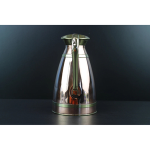Carafe en cuivre de qualité supérieure pour le stockage de l'eau, finition artisanale, durable, couleur argentée, finition polie brillante, disponible à un prix compétitif - Product Image 1