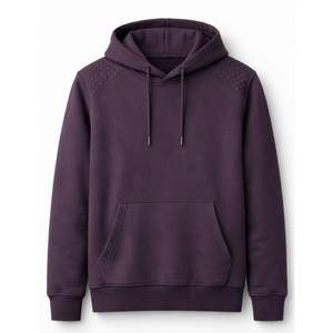 Sudaderas con capucha personalizadas OEM para hombre, color morado ciruela, nuevo diseño, sudadera tipo pullover, ropa de alta calidad al por mayor - Product Image 1