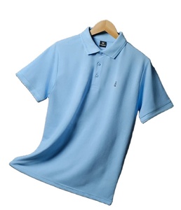 Polos de marca personalizada con logotipo 100% algodón de primera calidad 220 GSM multicolor para hombre de Bangladesh, venta al por mayor - Product Image 2