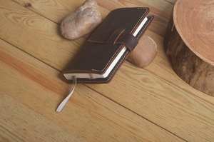 Porte-carnet en cuir personnalisable, couverture de journal rechargeable, étui d'écriture, utilisation au bureau, NBC-0090 - Product Image 5