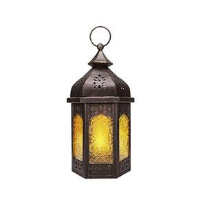Lanterne marocaine suspendue en métal, conçue pour la décoration intérieure et extérieure, les patios, les balcons et les espaces de jardin. - Product Image 6