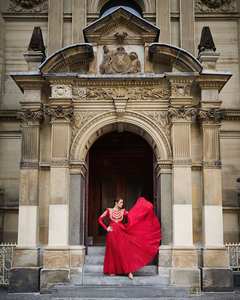 Sublimez la beauté de votre garde-robe avec cet ensemble Anarkali de créateur, nouvelle collection, prêt à l'emploi pour les mariages et les fêtes, destiné à l'exportation. - Product Image 4