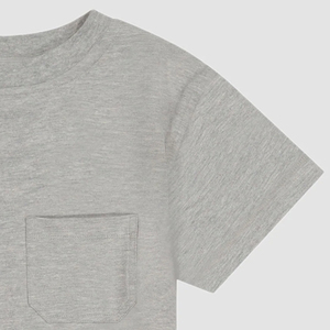 Matériaux respirants pour la collection d'été, design élégant, col rond, avec poche avant et logo personnalisé / Confortable - Product Image 4