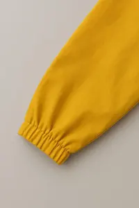 Veste coupe-vent pour homme, style rétro vintage, veste d'entraîneur, design patchwork avec lettres, fermeture éclair, coque en coton - Product Image 3