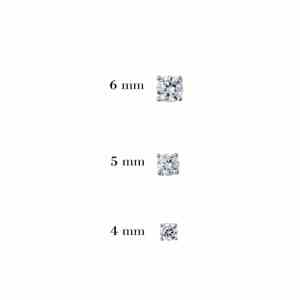 luxury 925 sterling silver high carbon diamond stud <b>earrings</b> women fine jewelry for engagement wedding party anniversary gift - Product Image 4