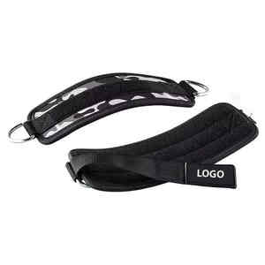 Correas de tobillo para gimnasio, entrenamiento de fuerza, accesorio de cable para máquina de poleas, levantamiento de pesas, anillo en D, tobilleras de levantamiento para gimnasio - Product Image 2