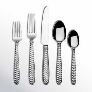 Ensemble de couverts de luxe moderne en acier inoxydable, style traditionnel, finition polie miroir, fourchette, cuillère, couteau, ensemble de couverts portables à prix réduit - Product Image 2