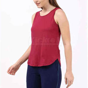 Nueva Camiseta sin Mangas para Mujer, 100% Algodón, Transpirable y de Secado Rápido, Logotipo Frontal Personalizable, Ropa Deportiva, Superventas - Product Image 2