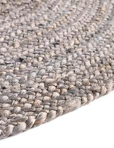 Handmade Gray Oval Jute <b>Rug</b> Natural Fiber Area Carpet Braided <b>Boho</b> Farmhouse <b>Rug</b> For Living Room Bedroom - Product Image 6