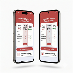Aplicación de Seguros Royalcraft – Seguros de Salud, Vida y Vehículos, Gestión de Políticas, Reclamos y Renovación ios/android - Product Image 4