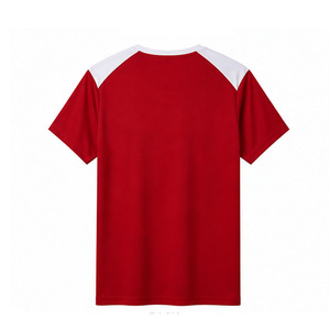 Camiseta de Manga Raglán para Hombre con Ribete en Contraste, Corte Regular, Cuello Redondo Informal, Diseño de Bloques de Color Sólido, Camiseta Sublimada - Product Image 6