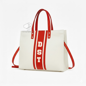 Delta |   Sigma |   Bolso Tote de Yute para Mujer Theta Sorority, Bolso de Hombro Espacioso para el Trabajo, Compras y Viajes, Bolso Casual - Product Image 2