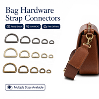 Anneaux en D métalliques non soudés de haute qualité, petits et sûrs, boucles réglables pour sacs, bracelets de montre, colliers pour chiens, vêtements