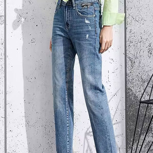 Nuevo Diseño, Mejor Precio, Pantalones Vaqueros para Mujer al por Mayor, Ropa Urbana para Adultos, Pantalones Vaqueros Transpirables y Cómodos para Mujer - Product Image 6