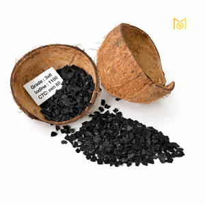 Carbón Activado de Cáscara de Coco de Alta Actividad 3x6 Mesh, Grado Minero para Recuperación de Oro CIP CIL, Fabricante Exportador, Suministro India - Product Image 1