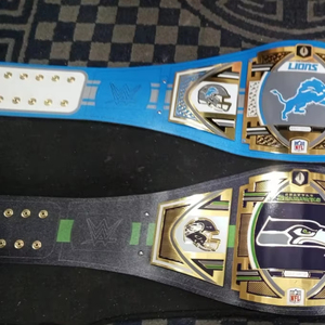 Cinturón de Campeonato de los Seattle Seahawks, Talla Adulto, Modelo Legacy, 2 mm de Grosor, Cinturón de Campeones de Cintura Alta - Product Image 2
