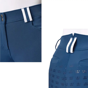 Culotte d'équitation ultra-extensible taille haute pour femme avec grip en silicone intégral pour un entraînement confortable - Product Image 3