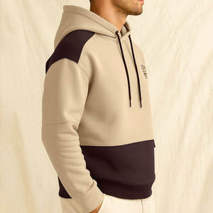 Sudadera con Capucha Personalizada OEM de Poliéster/Algodón para Hombre, Estilo Urbano, Oversize, Hiphop, con Capucha y Diseño de Hombros Caídos - Product Image 4