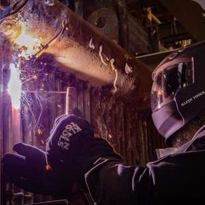 เสื้อเชิ้ตเชื่อมเหล็กสำหรับผู้ชาย HSI ทนไฟ 100% ผ้าฝ้าย ติดกระดุมแป๊ก ระบายอากาศด้านหลัง ทนความร้อน 300 องศาเซลเซียส ชุดทำงานเพื่อความปลอดภัย - Product Image 2