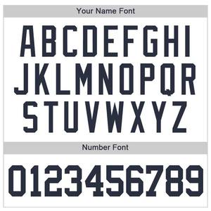 Maillot de football personnalisé blanc à fines rayures marine, respirant, en polyester, sublimation, séchage rapide, uniforme d'équipe d'été - Product Image 6